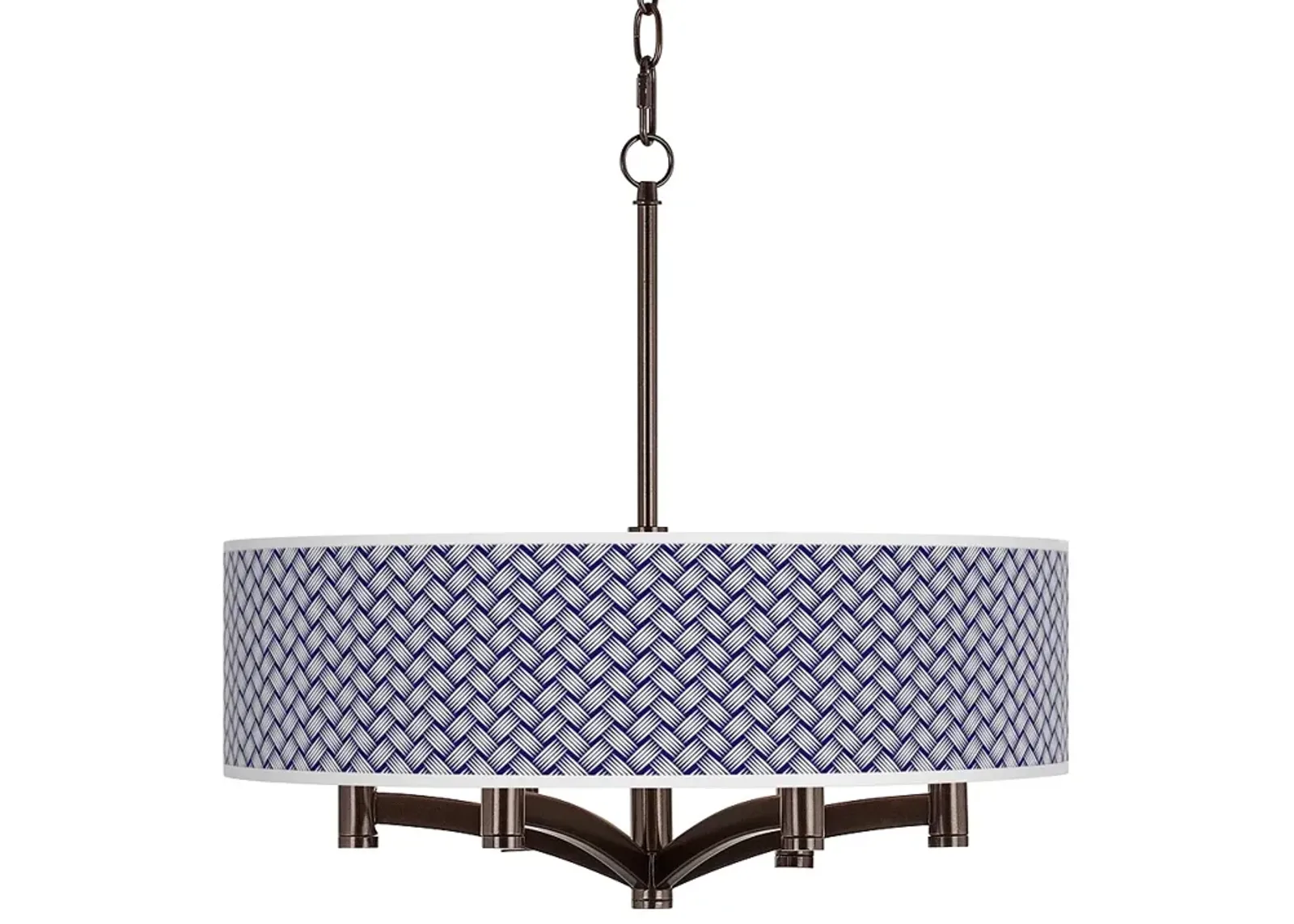 Color Weave Ava 6-Light Bronze Pendant Chandelier