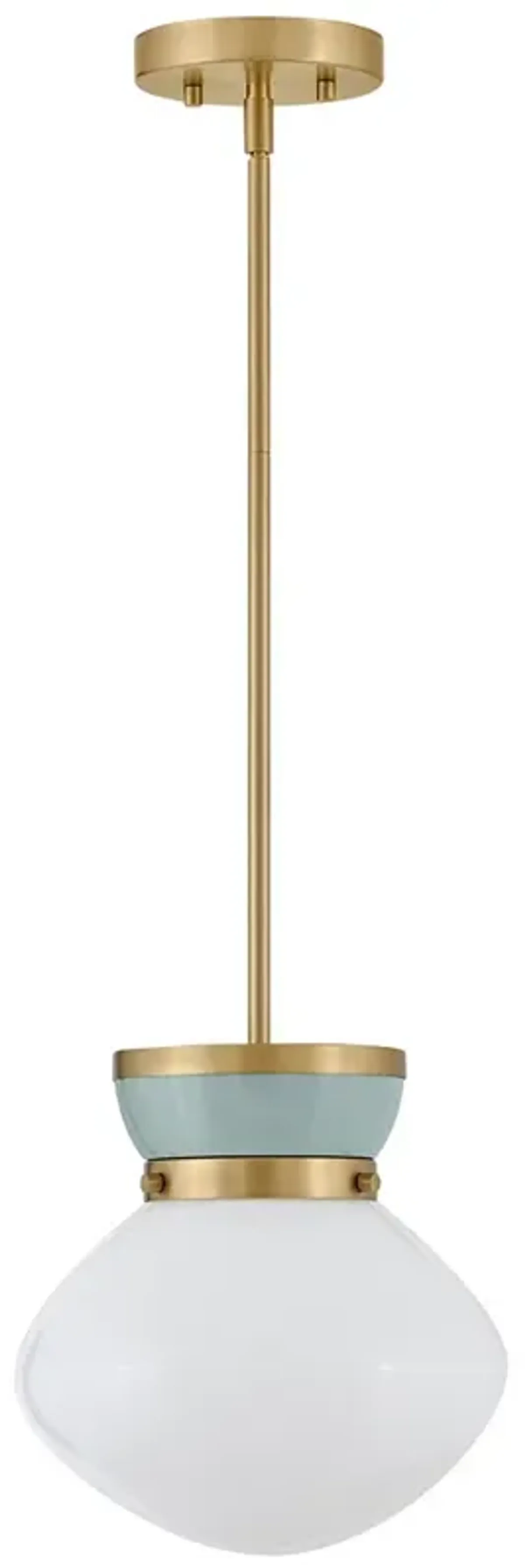 Hinkley Lucy 10" Wide Lacquered Brass Mini Pendant