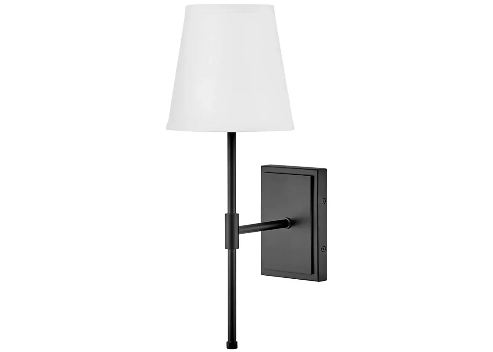 Hinkley Beale 19 1/4" High Black Wall Sconce