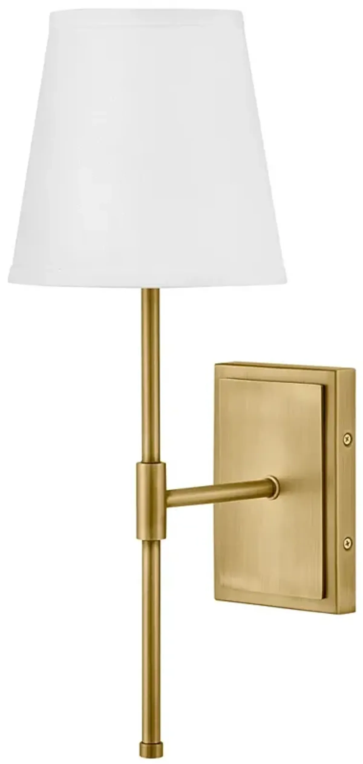 Lark Beale Sconce Medium Single Light Sconce Lacquered Brass