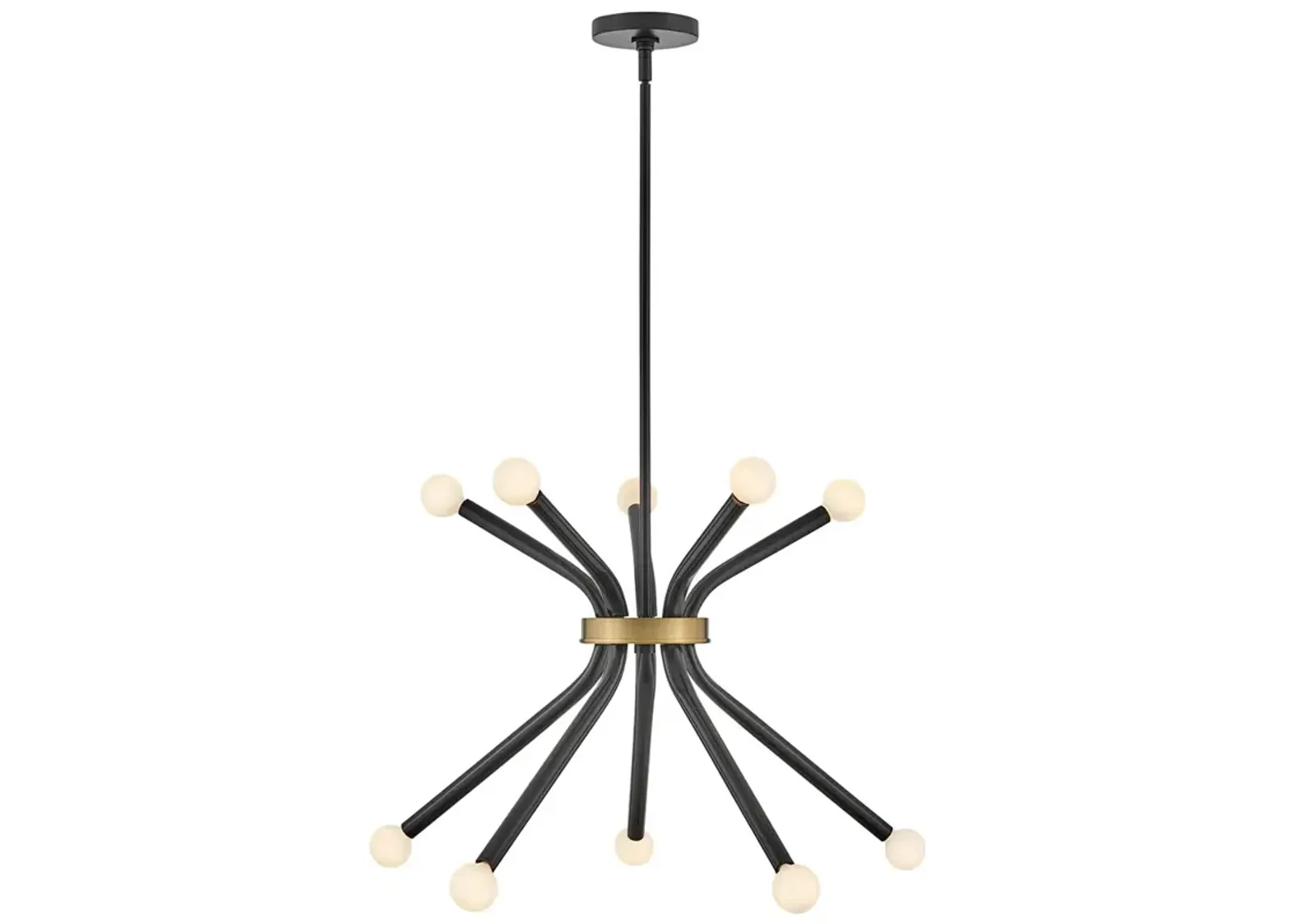 Lark Axton Chandelier Medium Single Tier Chandelier Black