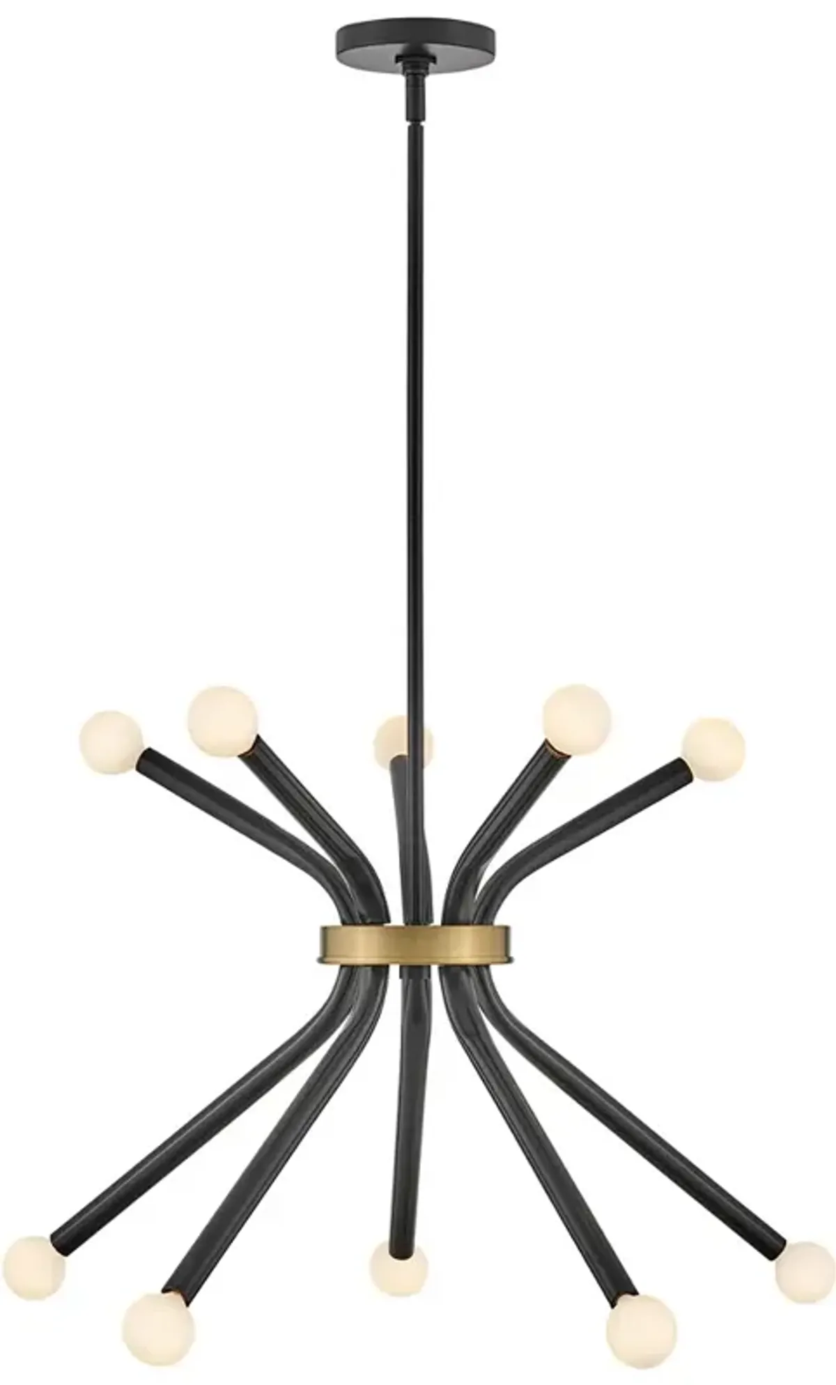 Lark Axton Chandelier Medium Single Tier Chandelier Black