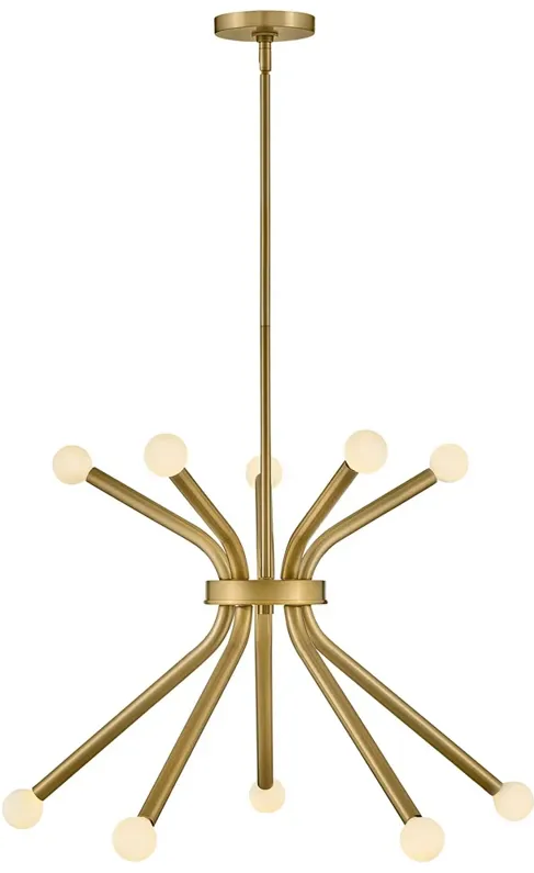 Lark Axton Chandelier Medium Single Tier Chandelier Lacquered Brass