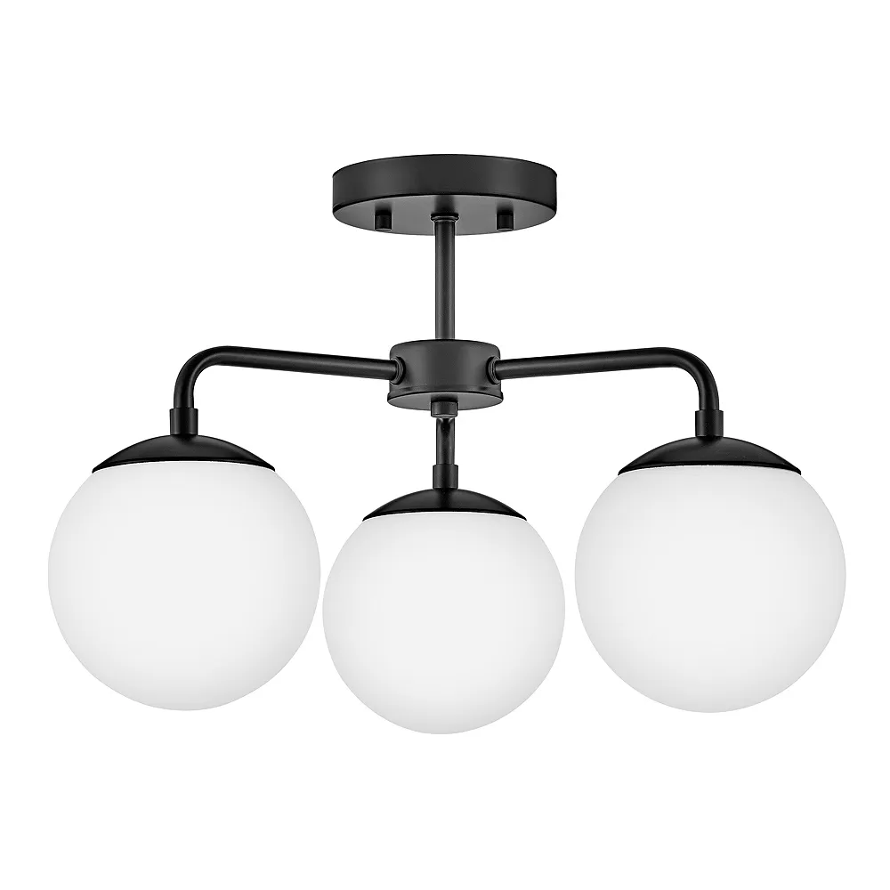 Lark Juniper Foyer Medium Semi-Flush Mount Black