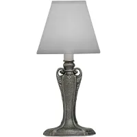Stiffel 10 1/2" High Charcoal Metal Accent Table Lamp