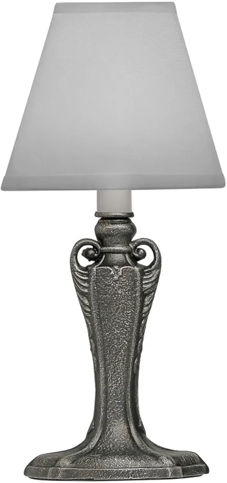 Stiffel 10 1/2" High Charcoal Metal Accent Table Lamp