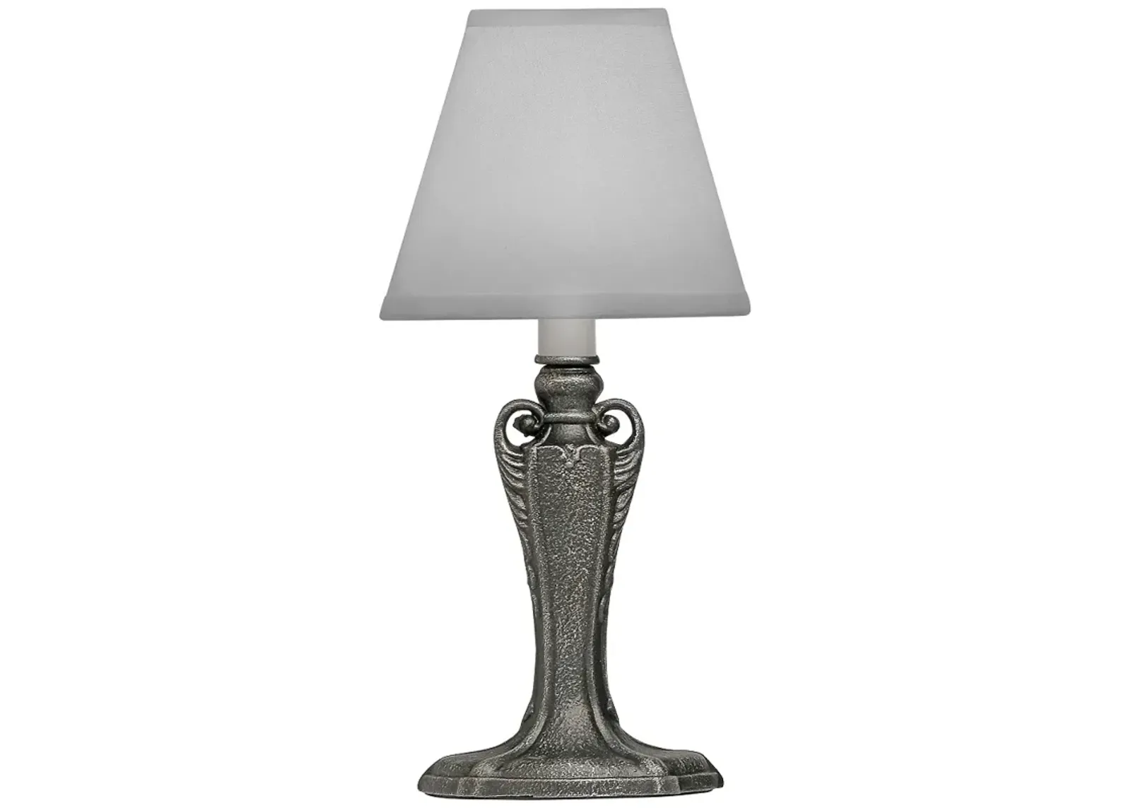 Stiffel 10 1/2" High Charcoal Metal Accent Table Lamp