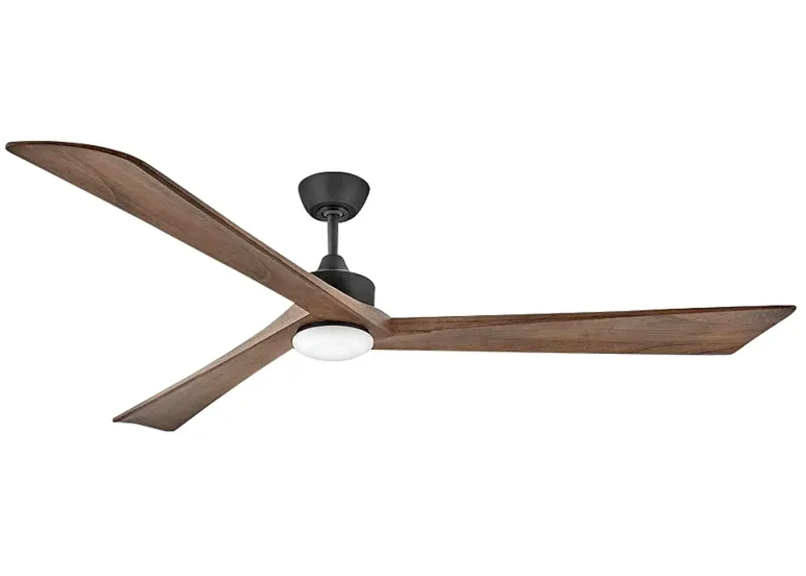 80" Hinkley Sculpt Matte Black Outdoor LED Smart Ceiling Fan