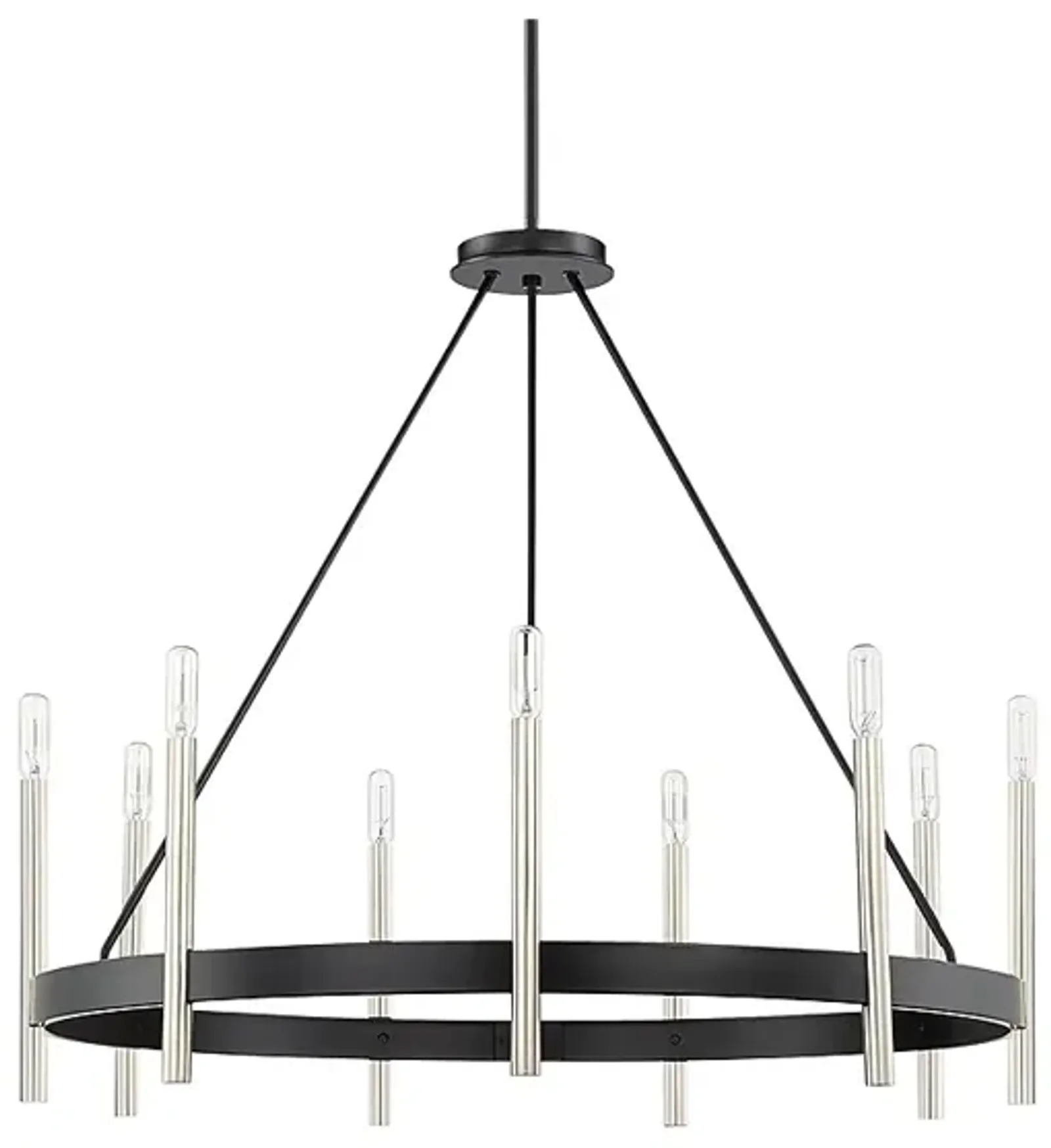 Anthem 9 Light Mystic Black Chandelier