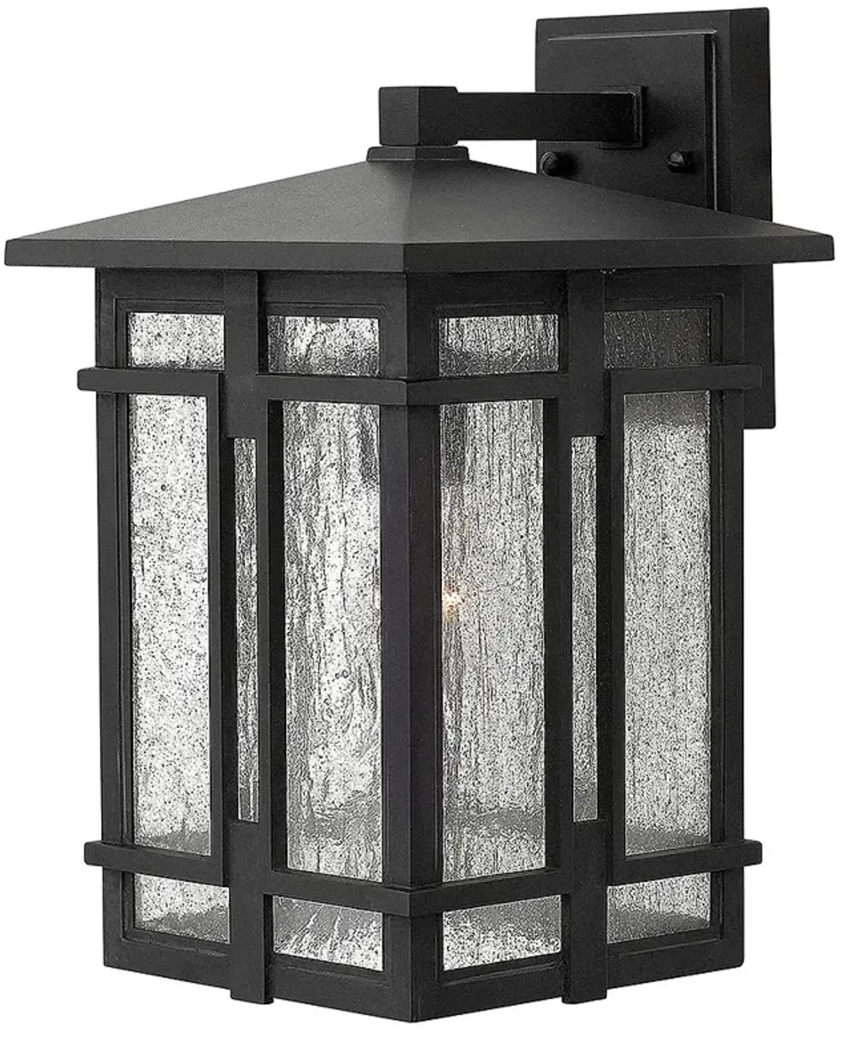 Hinkley Tucker 14 3/4" High Museum Black Outdoor Wall Light