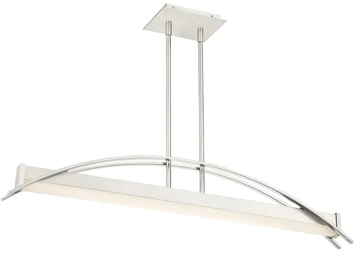 Quoizel Sabre LED Brushed Nickel Island Chandelier