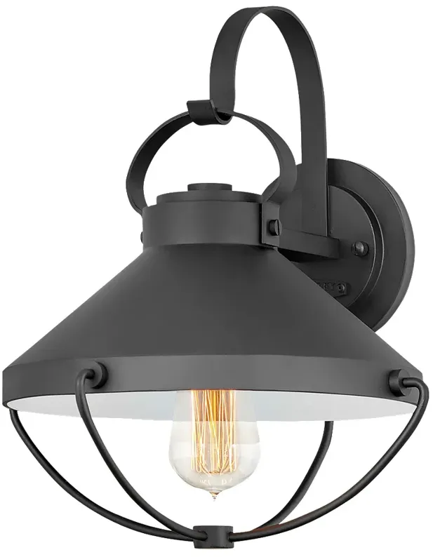 Outdoor Crew-Medium Wall Mount Lantern-Black