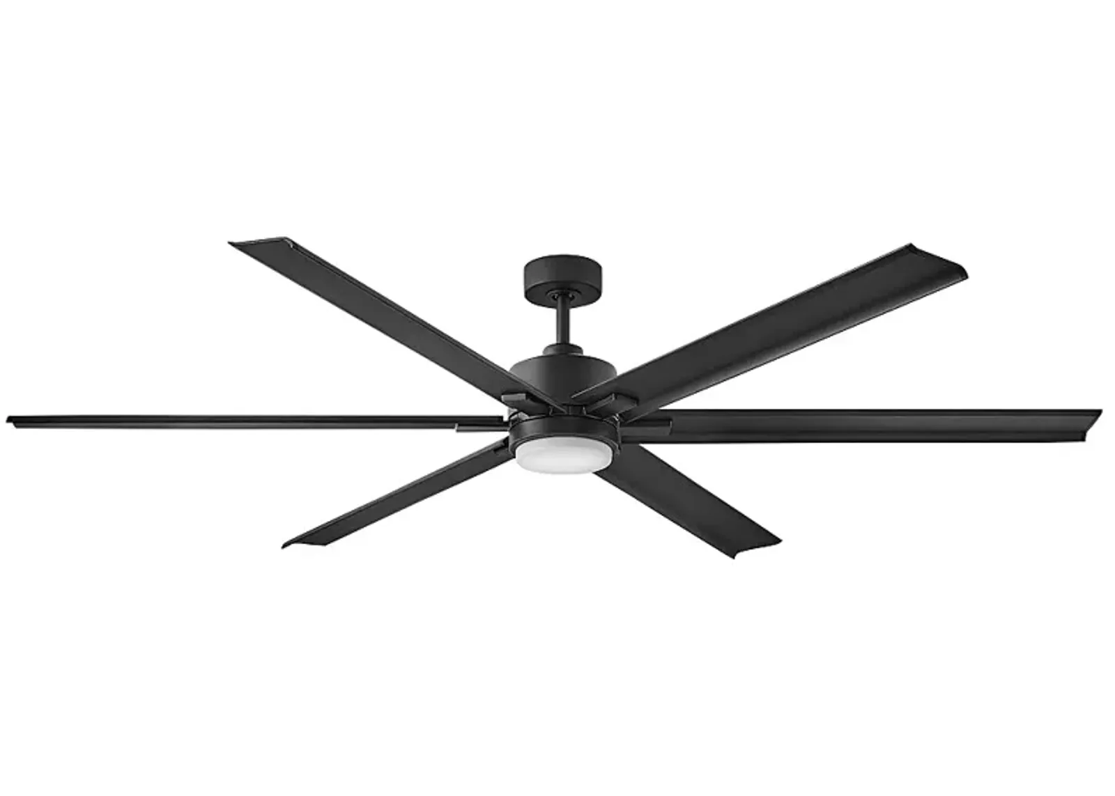 82" Hinkley Indy Maxx Matte Black Outdoor LED Smart Ceiling Fan