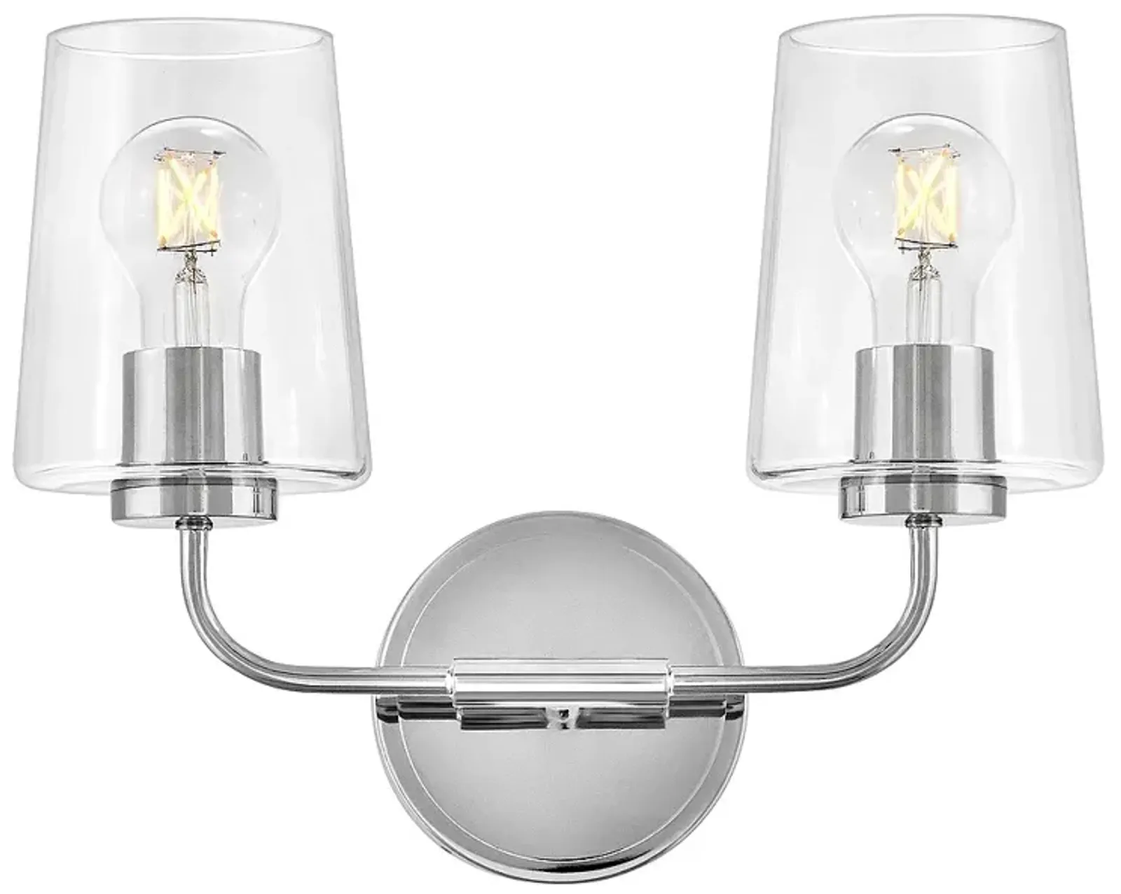 Lark Kline Bath Small Two Light Vanity Chrome