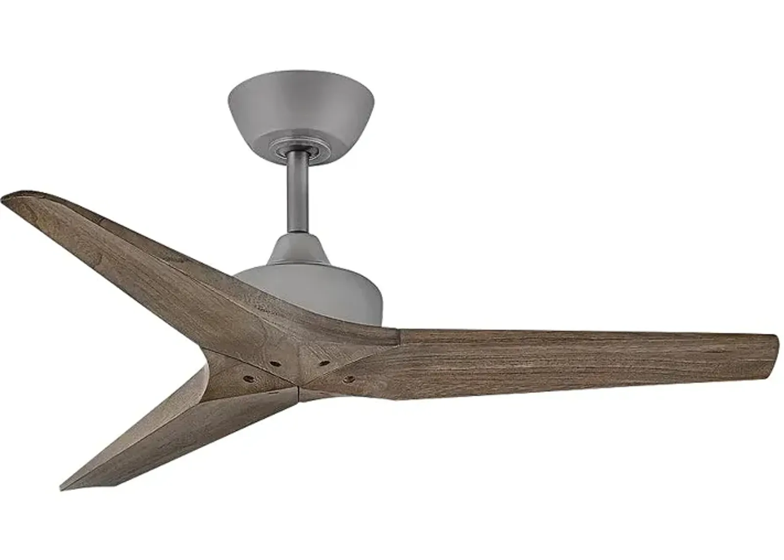 44" Hinkley Chisel Graphite Damp Rated Smart Ceiling Fan with Remote