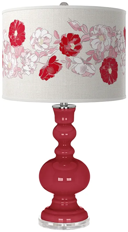 Samba Rose Bouquet Apothecary Table Lamp