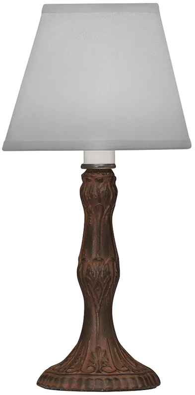 Stiffel 10 1/2" High Rust Metal Accent Table Lamp