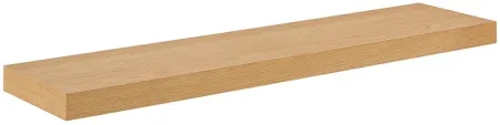 Barney 43 1/2" Wide Oak Veneer Wood Floating Wall Shelf