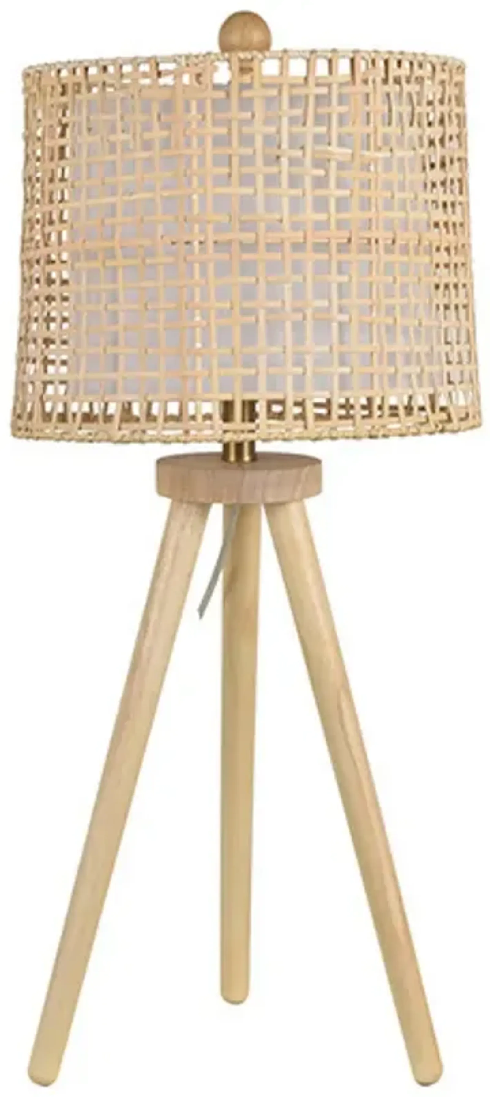 Crestview Collection Winslow 31" High Wooden Tripod Table Lamp