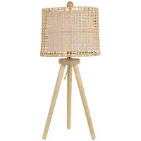 Crestview Collection Winslow Wooden Tripod Table Lamp