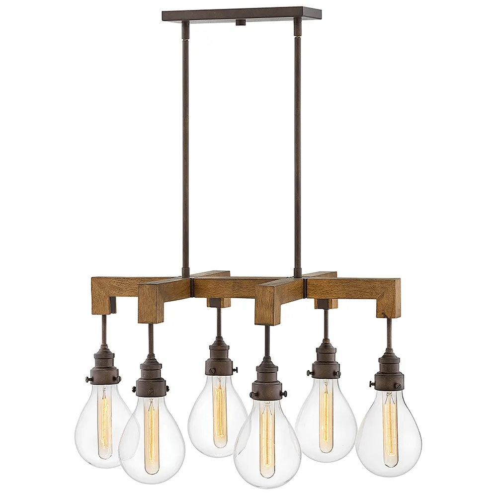 Denton 29 3/4" Wide Bronze Chandelier by Hinkley Lighting