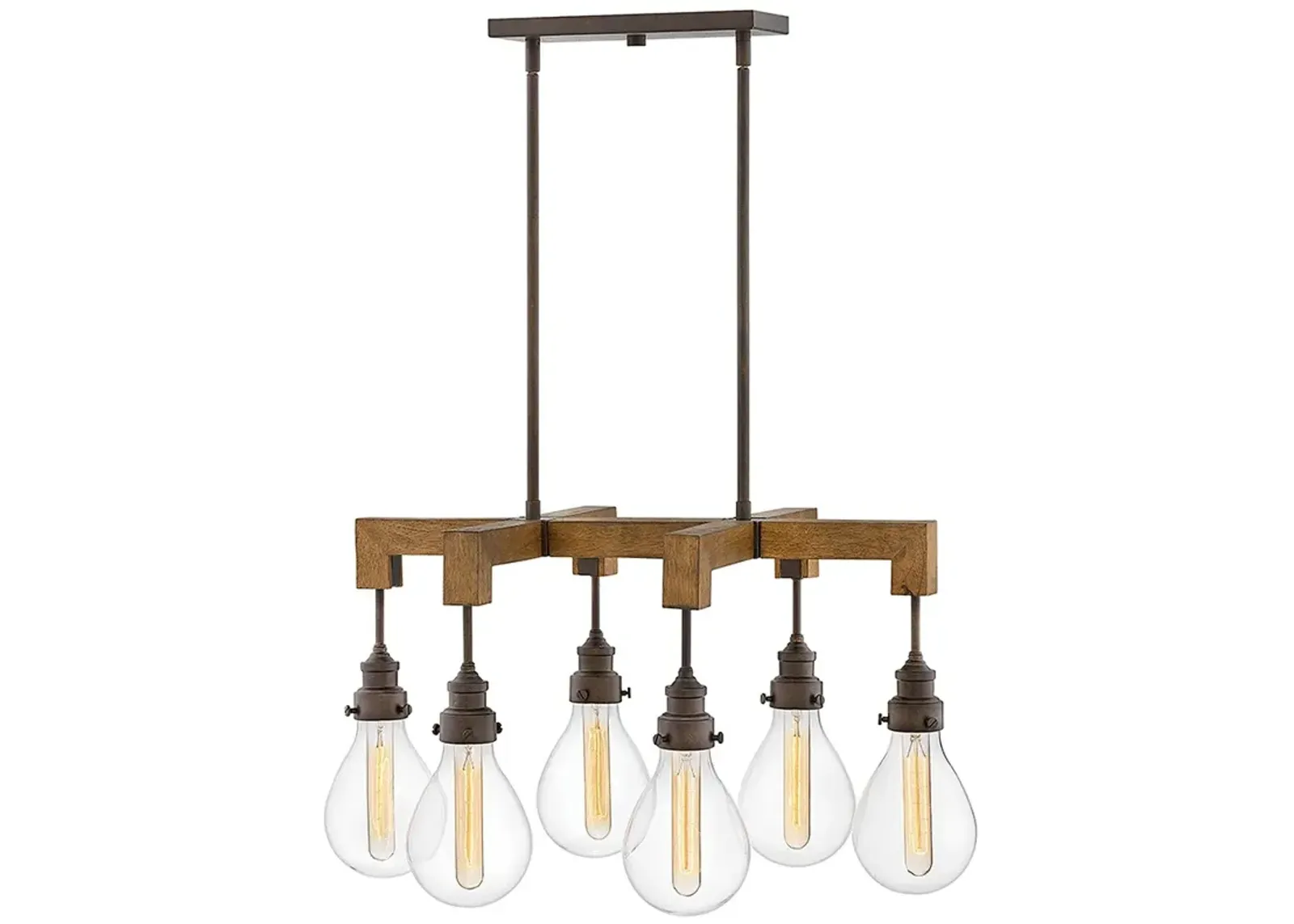 Denton 29 3/4" Wide Bronze Chandelier by Hinkley Lighting