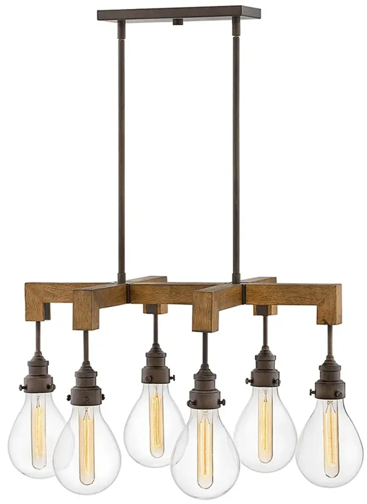 Denton 29 3/4" Wide Bronze Chandelier by Hinkley Lighting