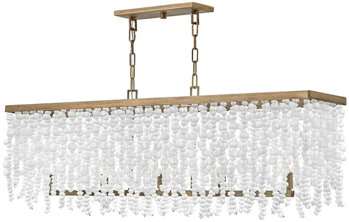 Fredrick Ramond Dune 48"W Burnished Gold Linear Chandelier