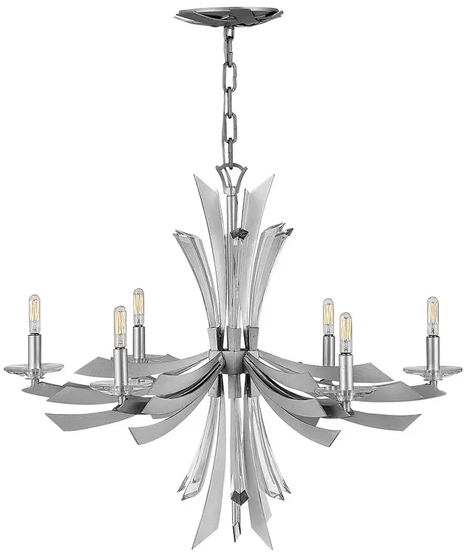 Fredrick Ramond Chandelier Vida Medium Single Tier Chandelier 29" Glac