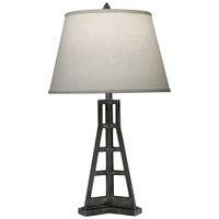 Stiffel 28" High Charcoal Metal Accent Table Lamp