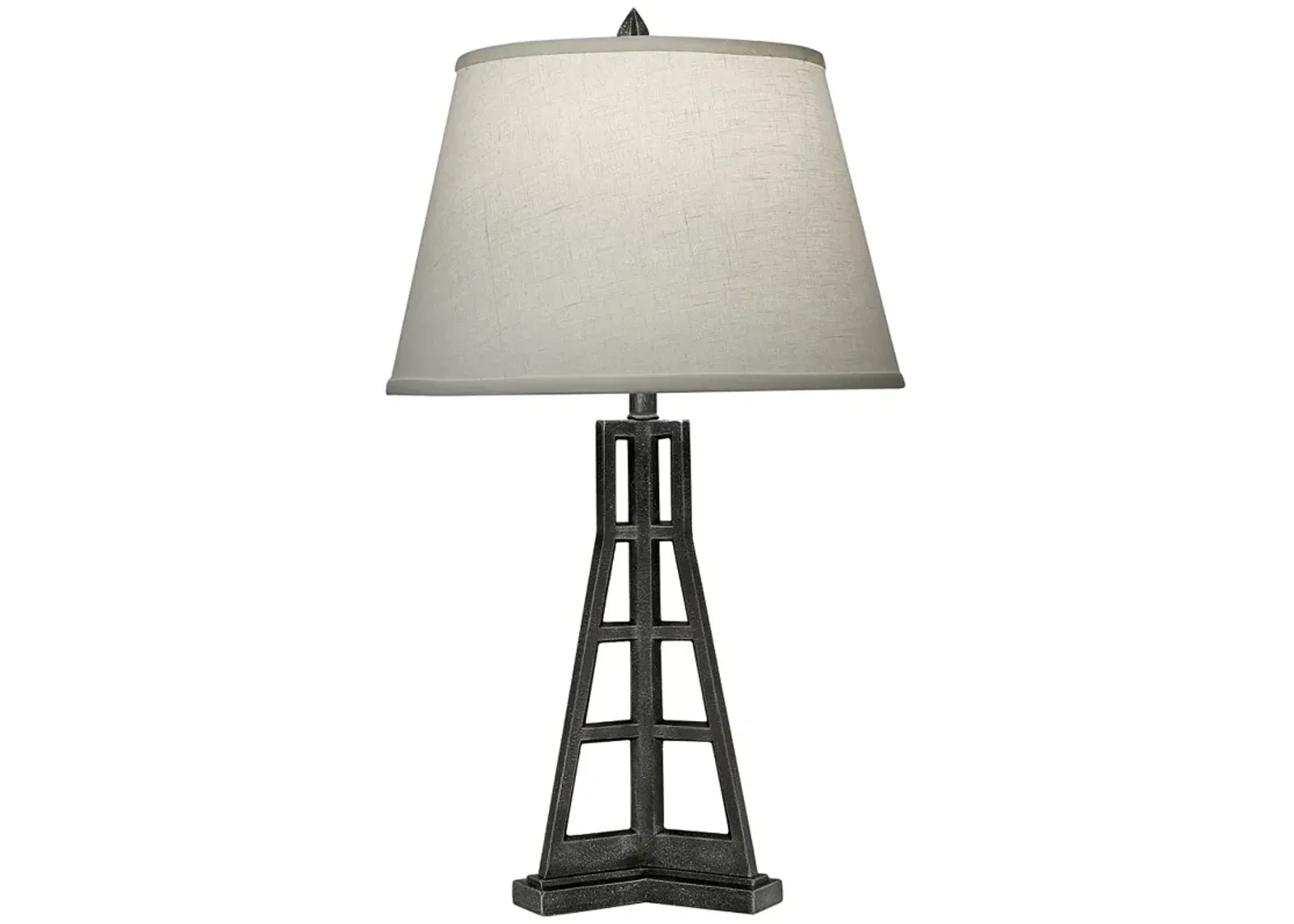 Stiffel 28" High Charcoal Metal Accent Table Lamp