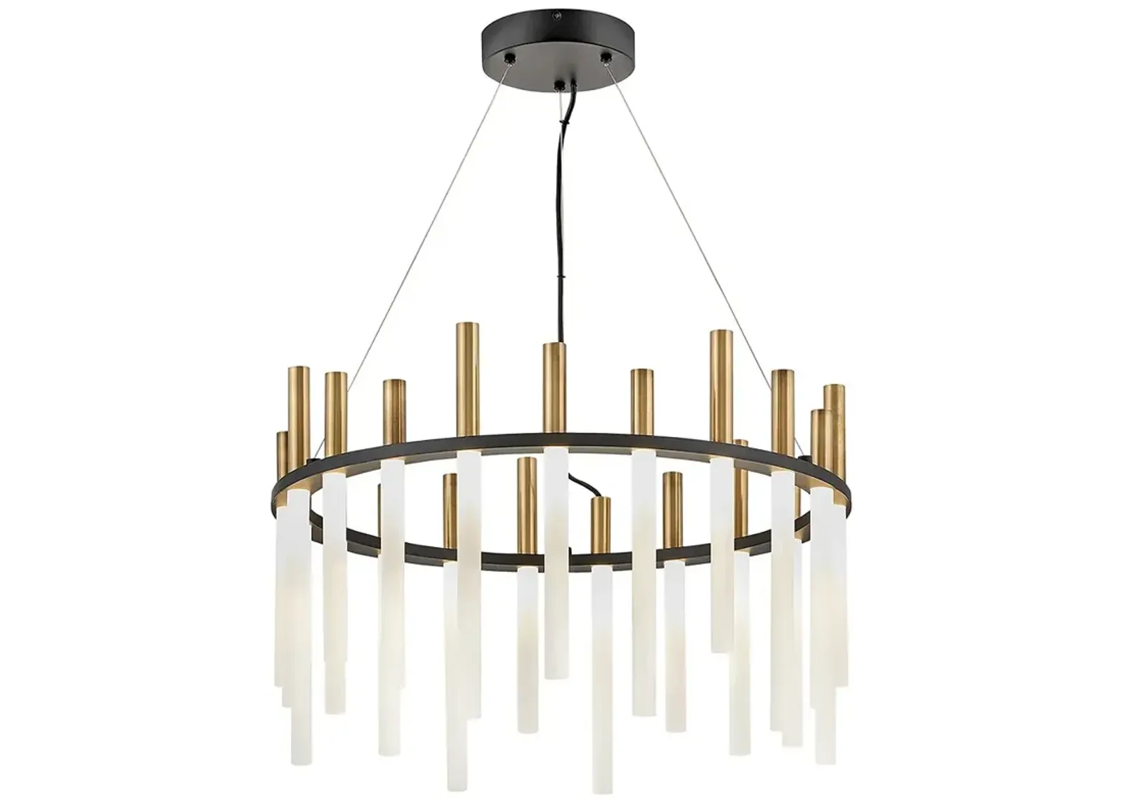 Echo 26" Wide Black Chandelier by Hinkley Lighting