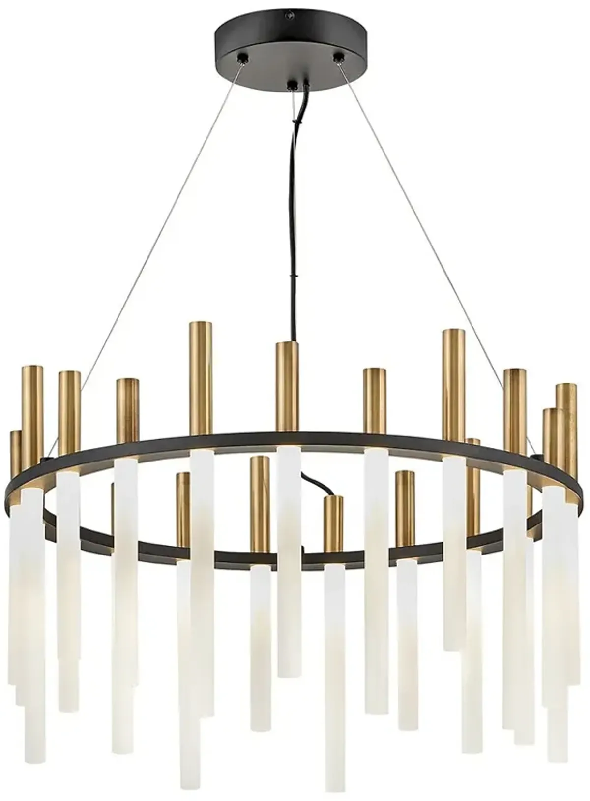 Echo 26" Wide Black Chandelier by Hinkley Lighting