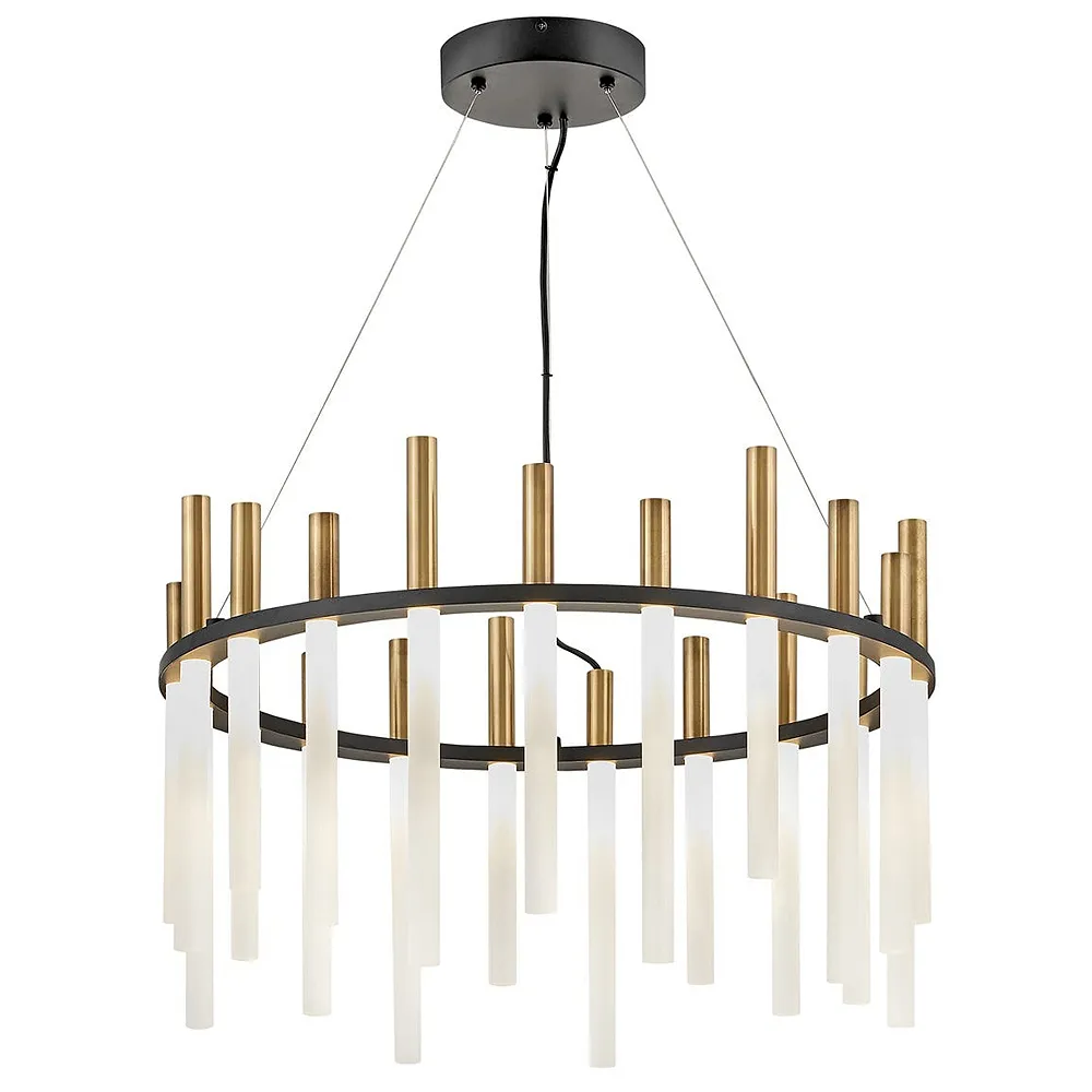 Echo 26" Wide Black Chandelier by Hinkley Lighting