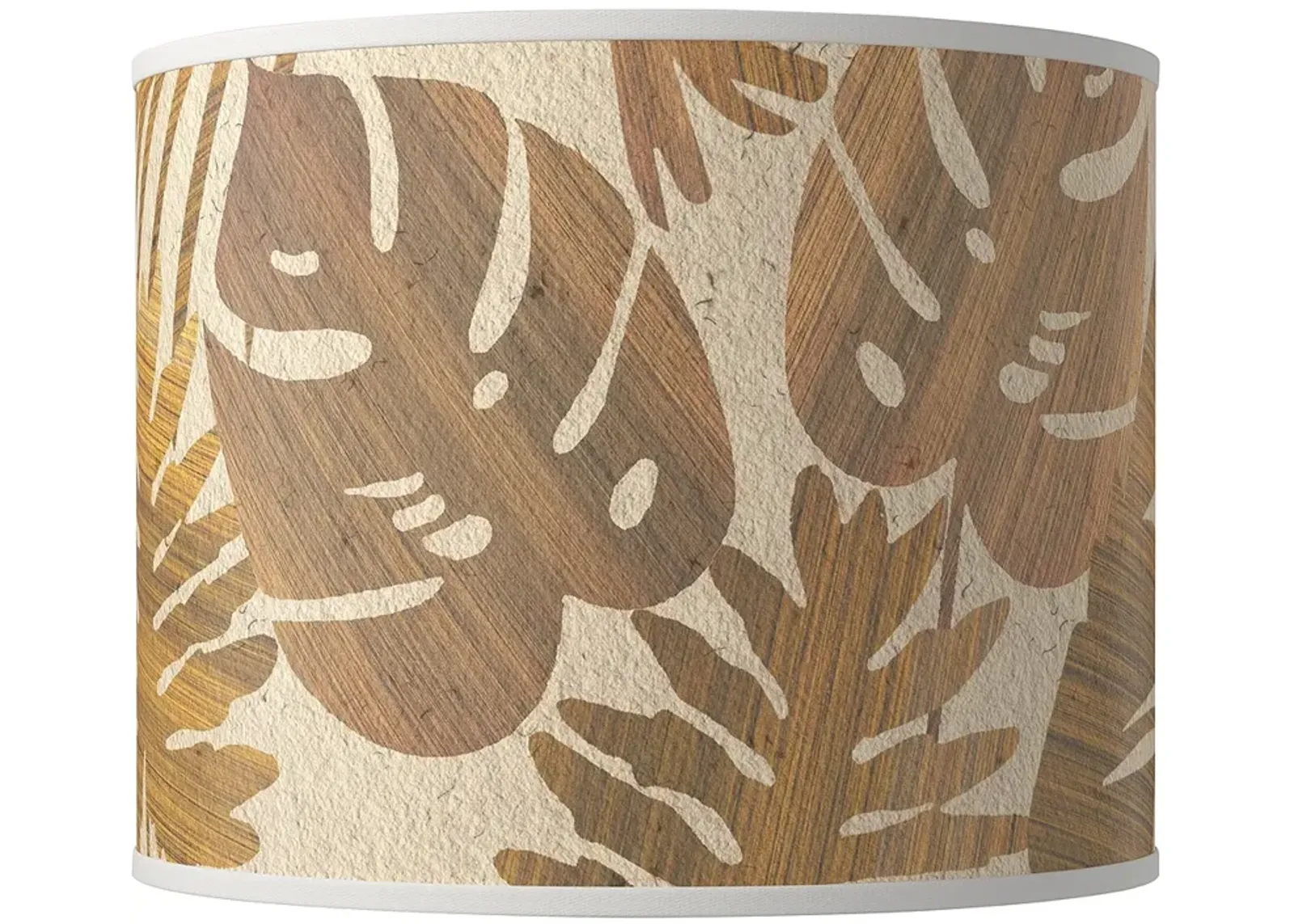 Tropical Woodwork Giclee Round Drum Lamp Shade 14x14x11 (Spider)