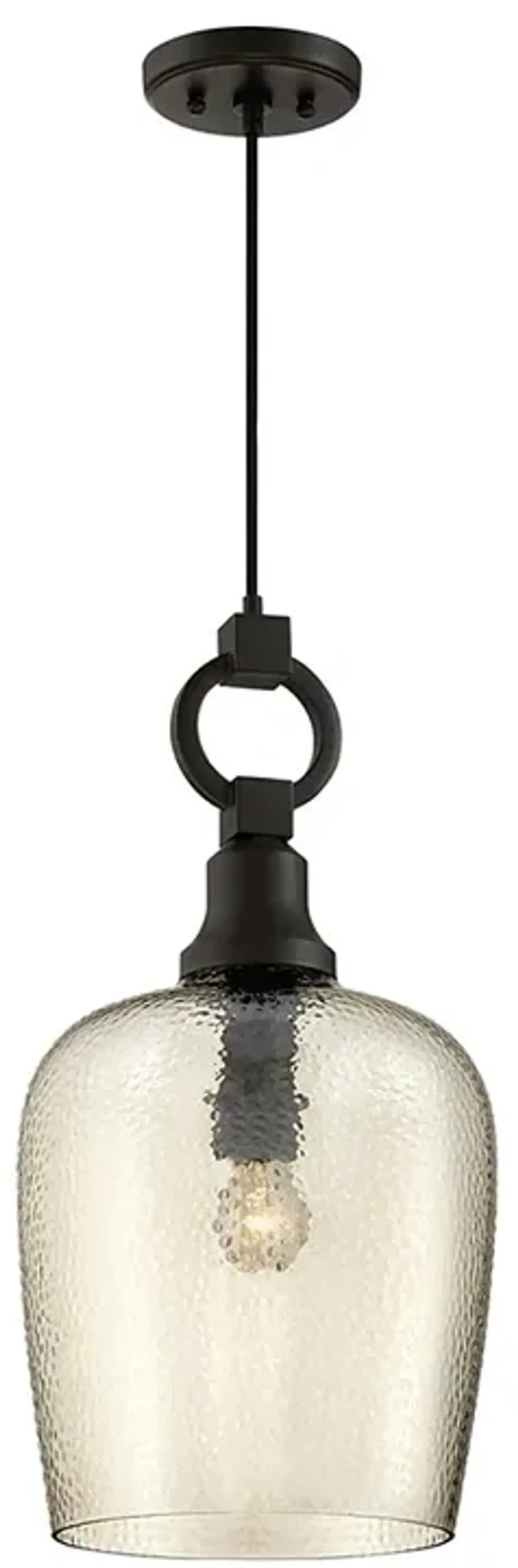 Quoizel Kendrick 11 1/2" Wide Western Bronze Mini Pendant