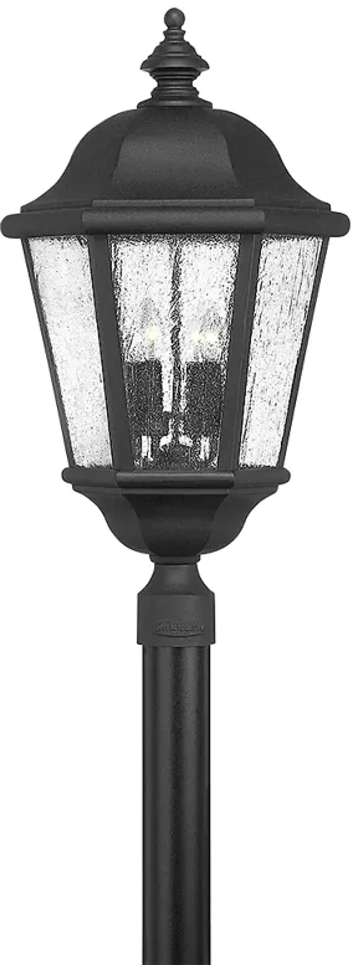 Hinkley Edgewater 27 3/4" High Black LED Outdoor Post Light