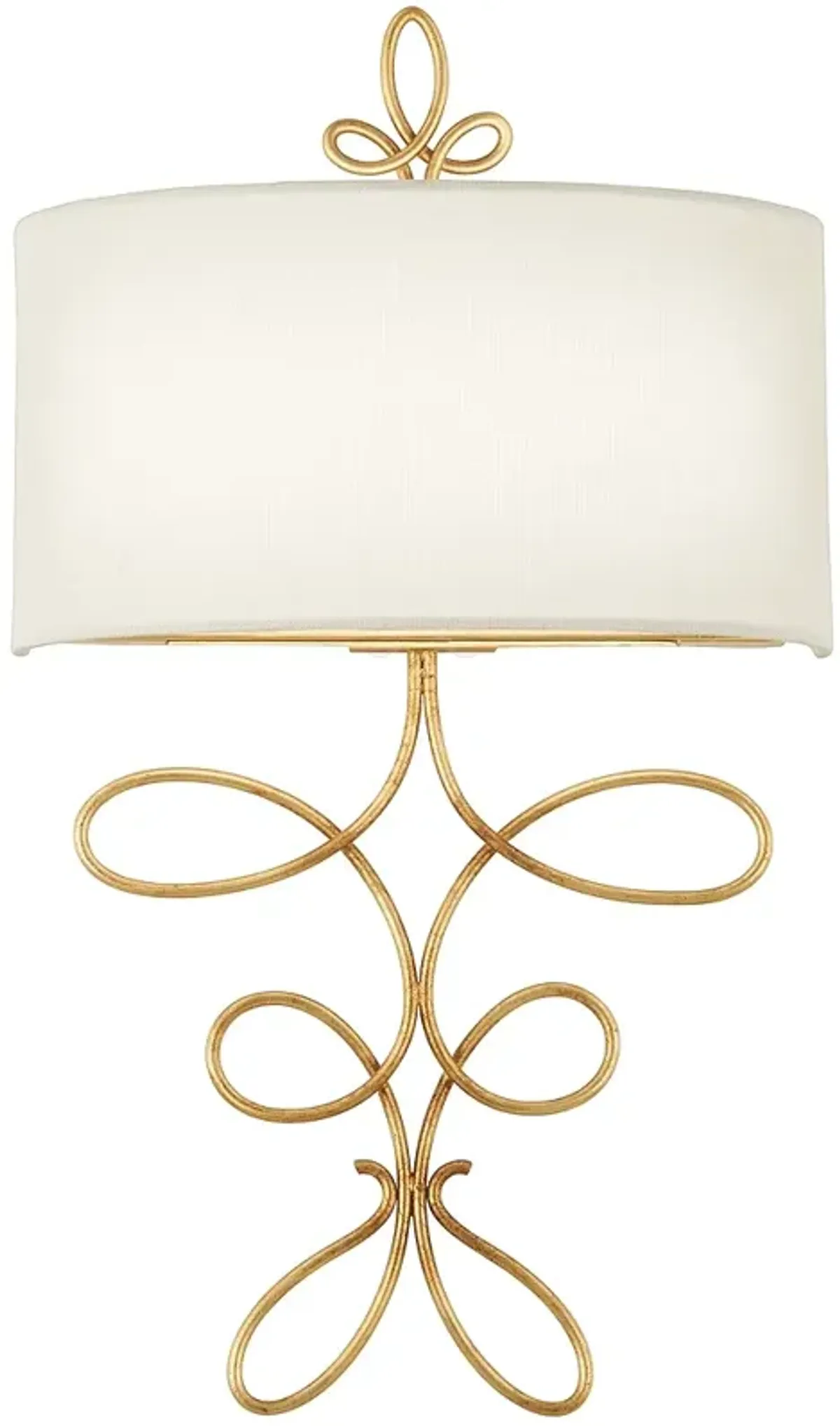 Metropolitan Gianella 19 1/2" High Gold Leaf LED Wall Sconce