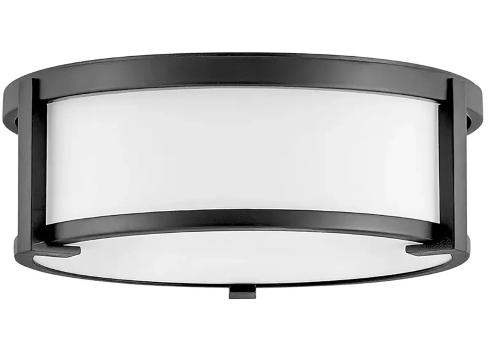 Hinkley Lowell 13 1/4" Wide Black Drum Ceiling Light