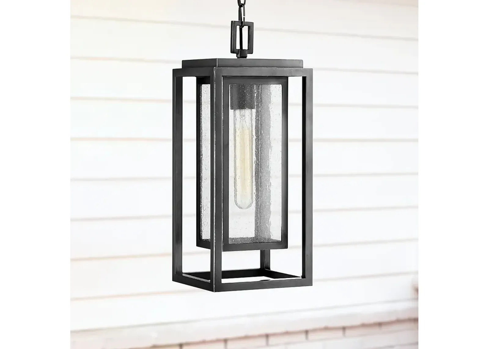 Hinkley Republic 16 3/4" High Black Outdoor Hanging Light