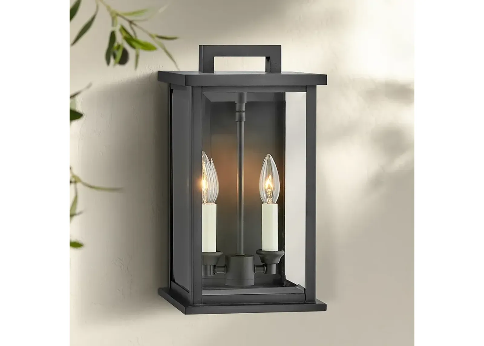 Hinkley Weymouth 14 1/4" High Black Outdoor Wall Light