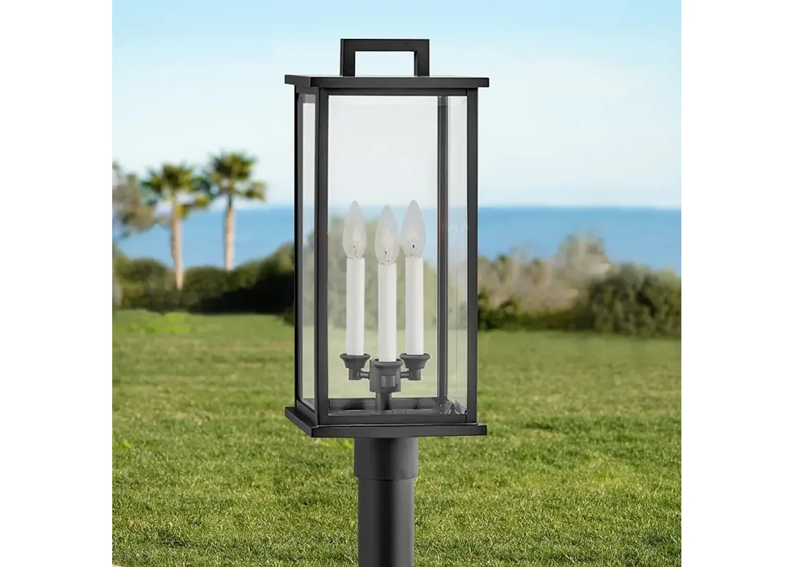 Hinkley Weymouth 22 1/4" High Black Outdoor Post Light