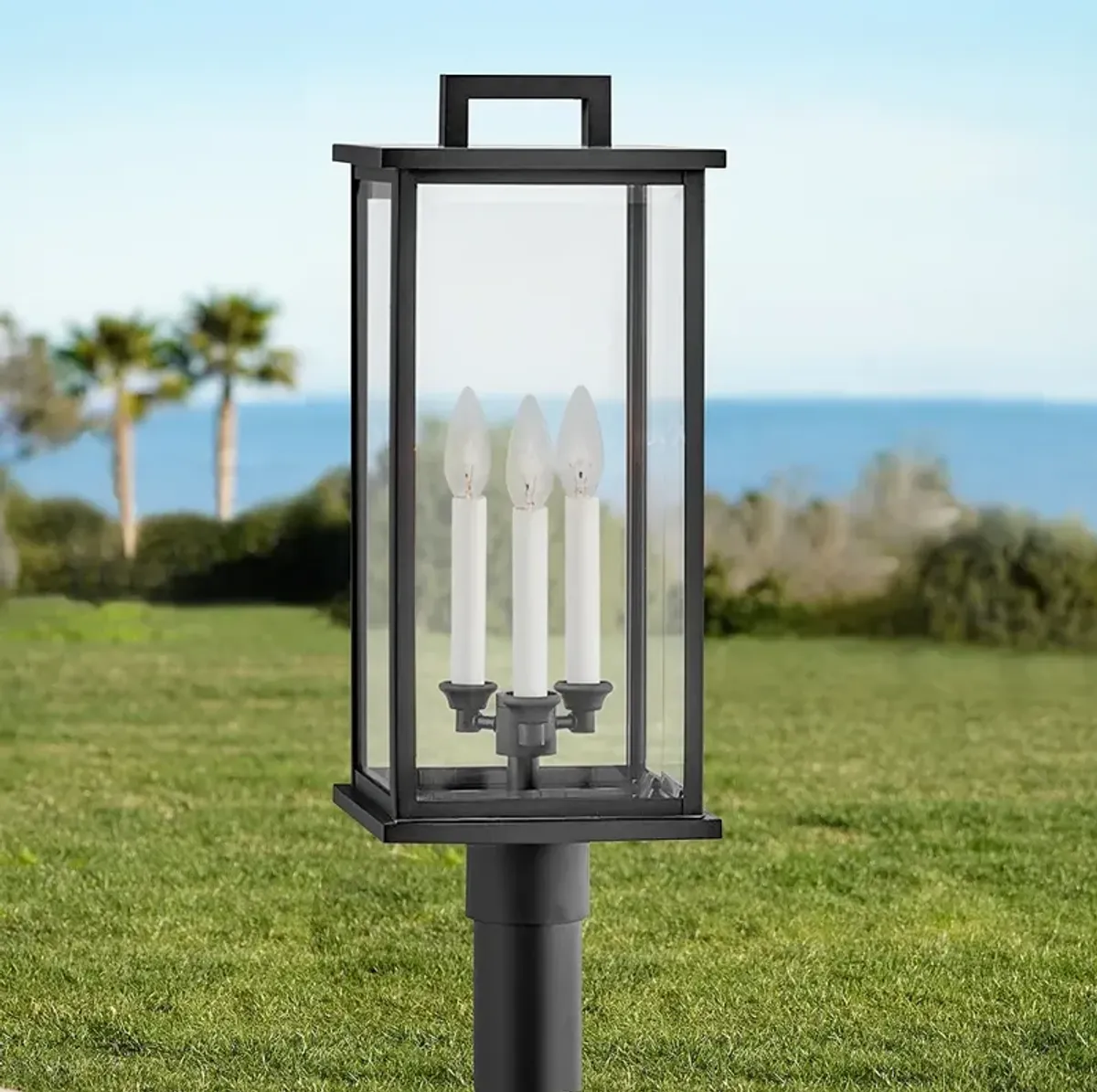 Hinkley Weymouth 22 1/4" High Black Outdoor Post Light