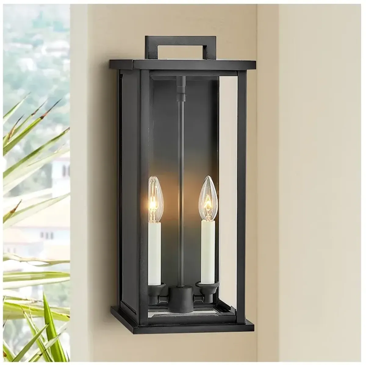 Hinkley Weymouth 18 1/4" High Black Outdoor Wall Light