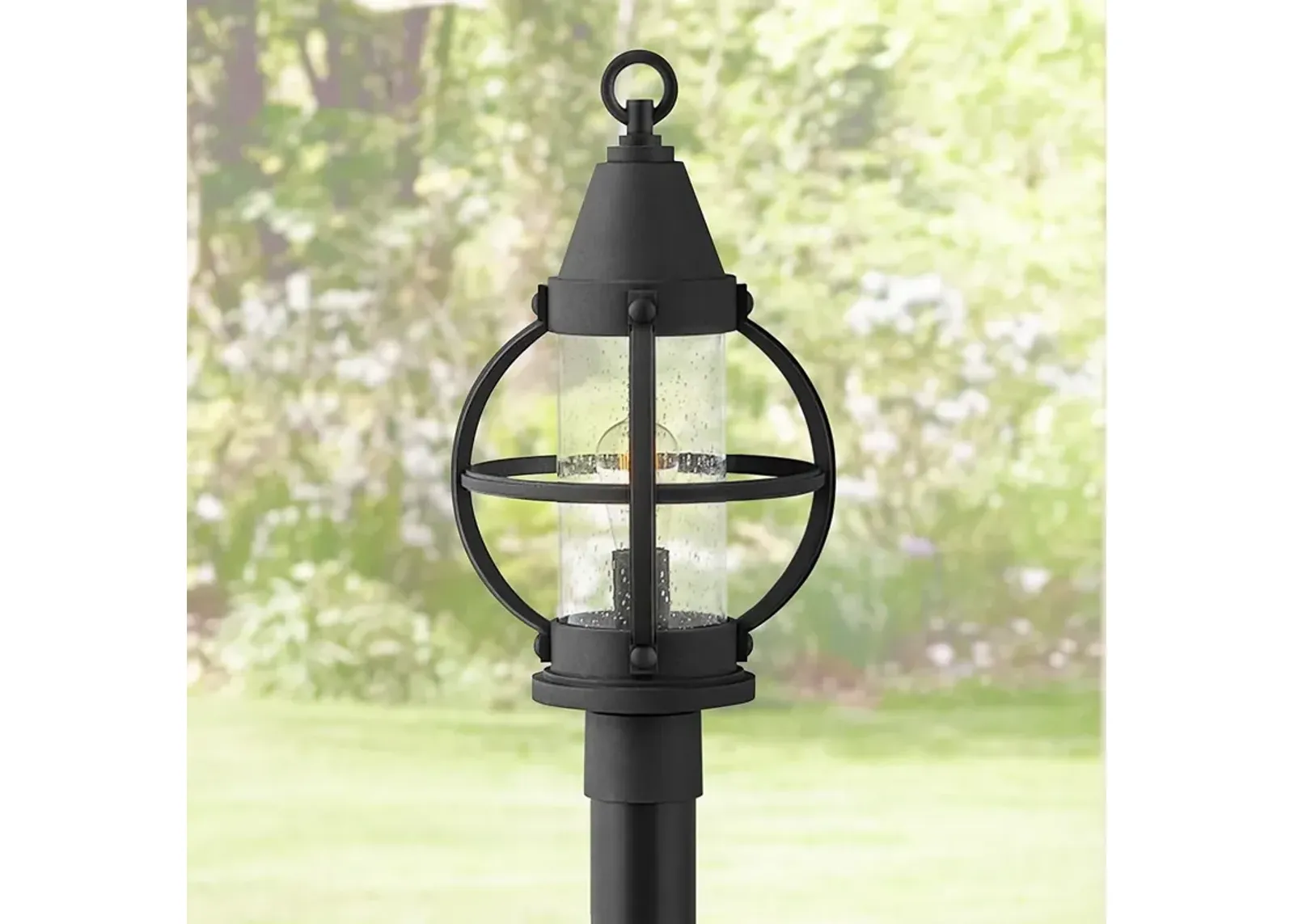 Hinkley Chatham 20 3/4" High Museum Black Outdoor Post Light