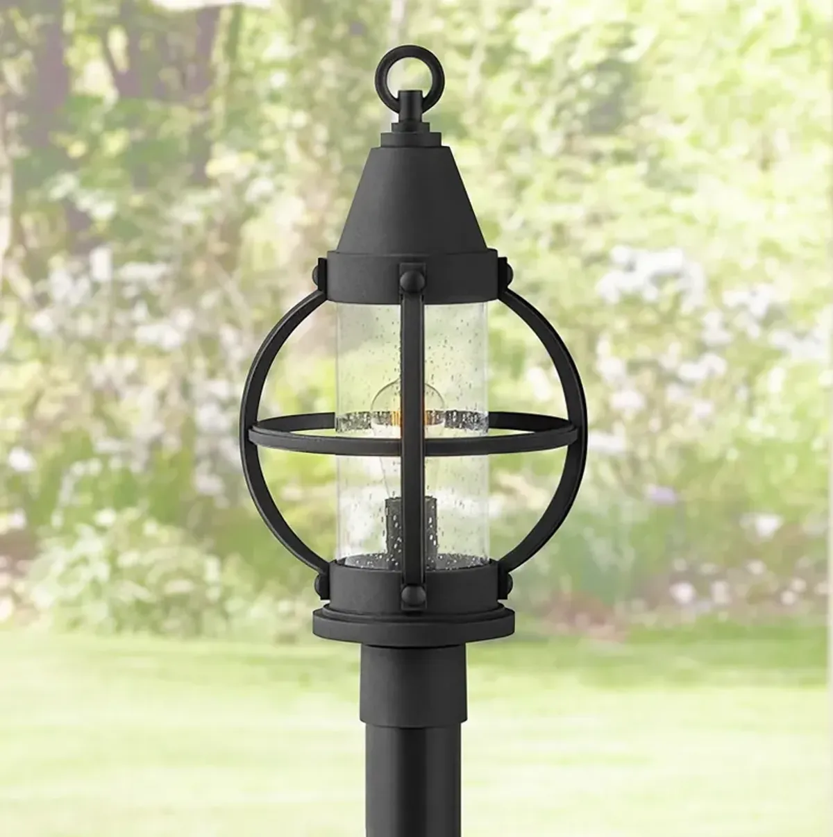 Hinkley Chatham 20 3/4" High Museum Black Outdoor Post Light