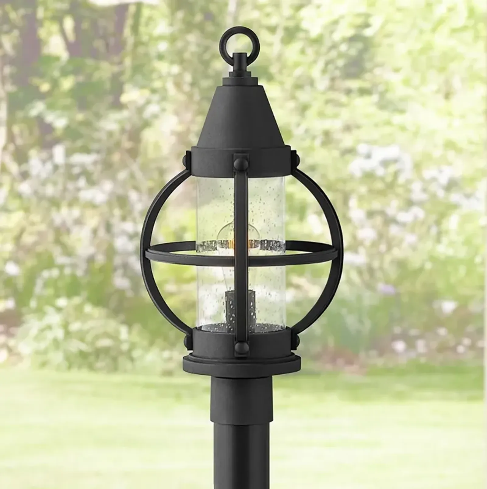 Hinkley Chatham 20 3/4" High Museum Black Outdoor Post Light