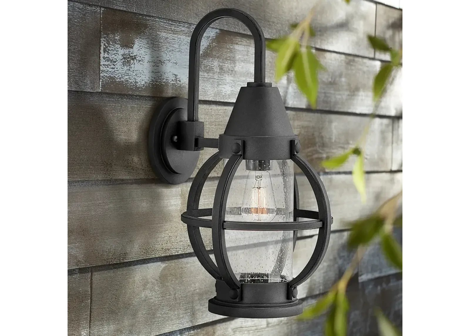 Hinkley Chatham 20" High Museum Black Outdoor Wall Light