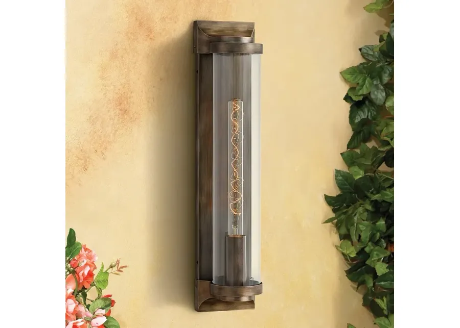 Hinkley Pearson 22" High Burnished Bronze Outdoor Wall Light