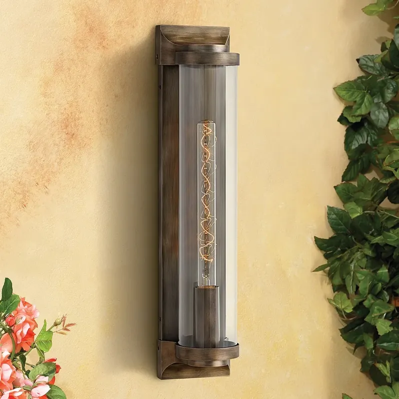 Hinkley Pearson 22" High Burnished Bronze Outdoor Wall Light